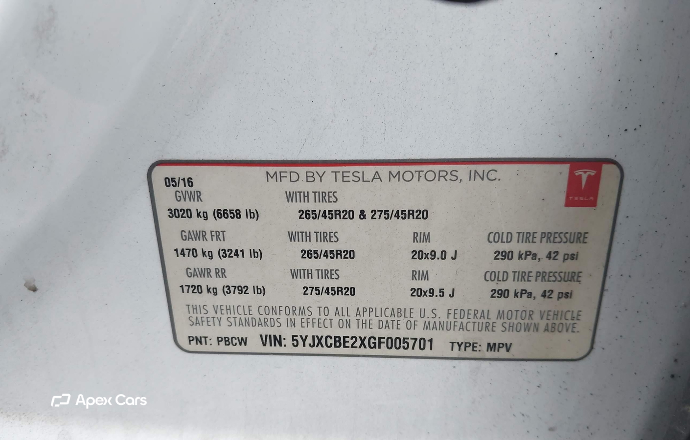 Tesla Model X 2016