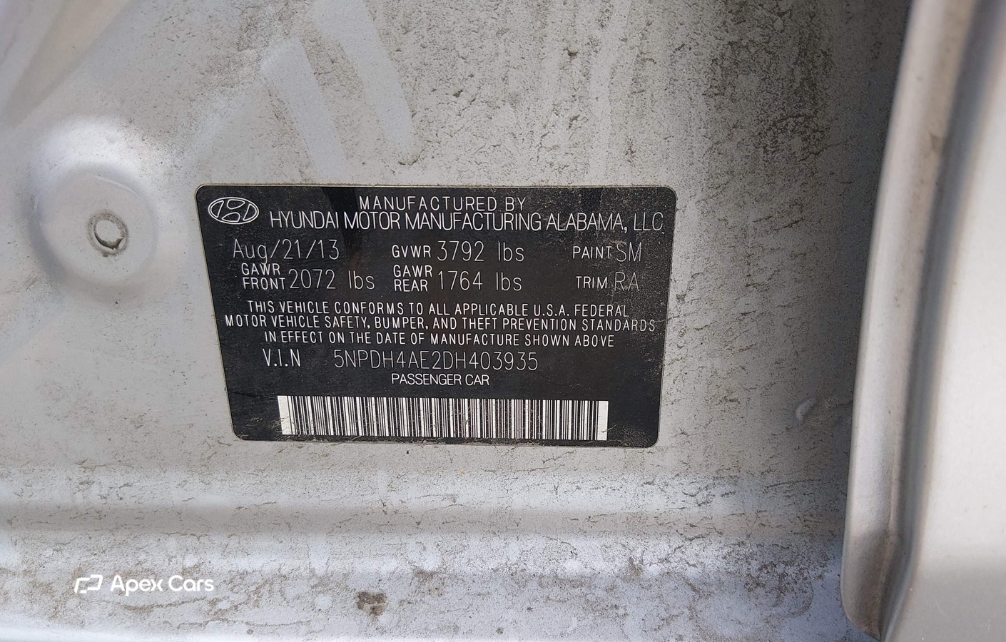 Hyundai Elantra 2013
