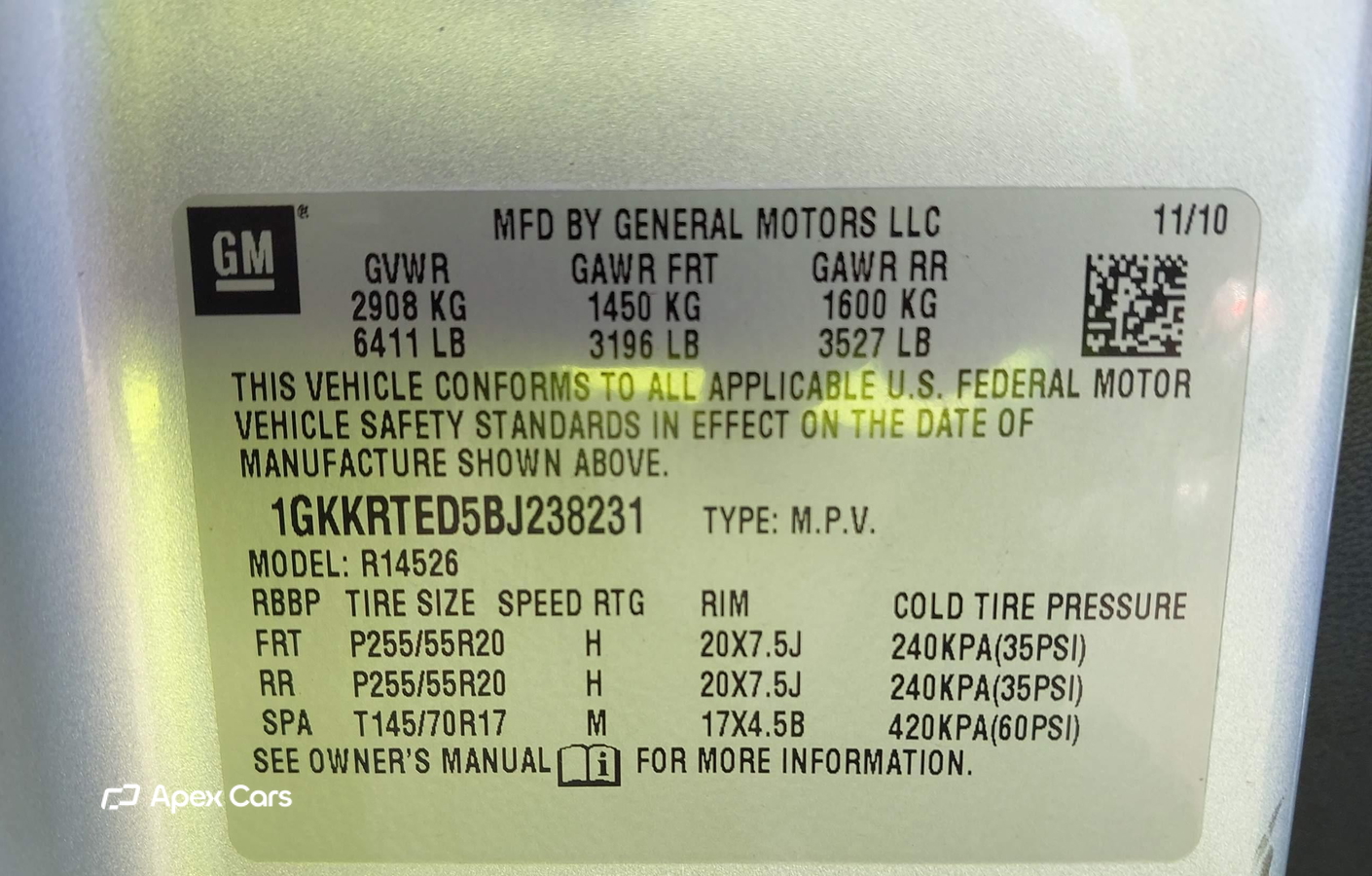 GMC Acadia 2011