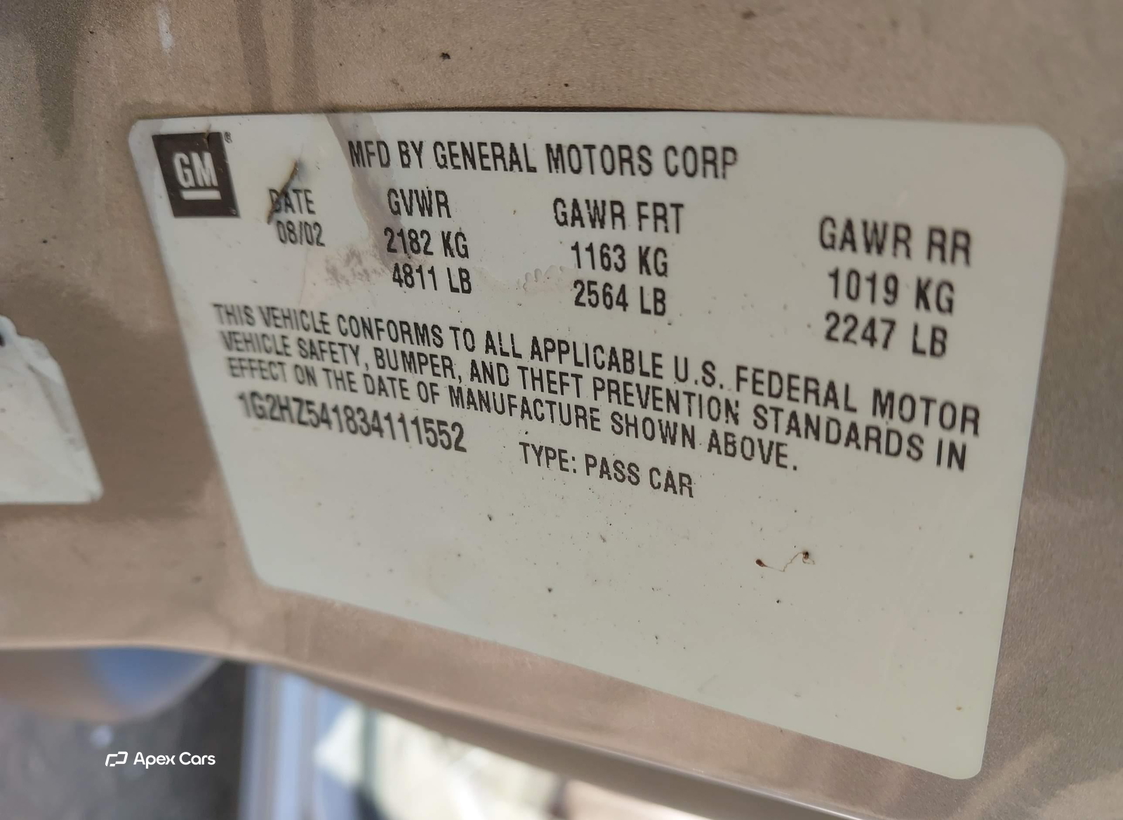 Pontiac Bonneville 2003