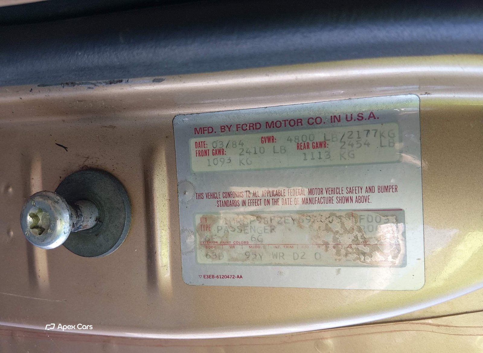 Lincoln Mark VII 1984