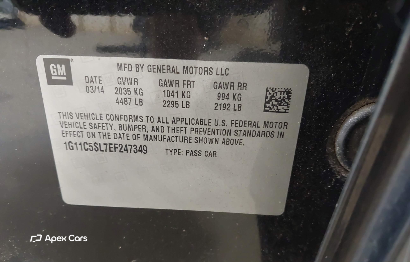Chevrolet Malibu 2014