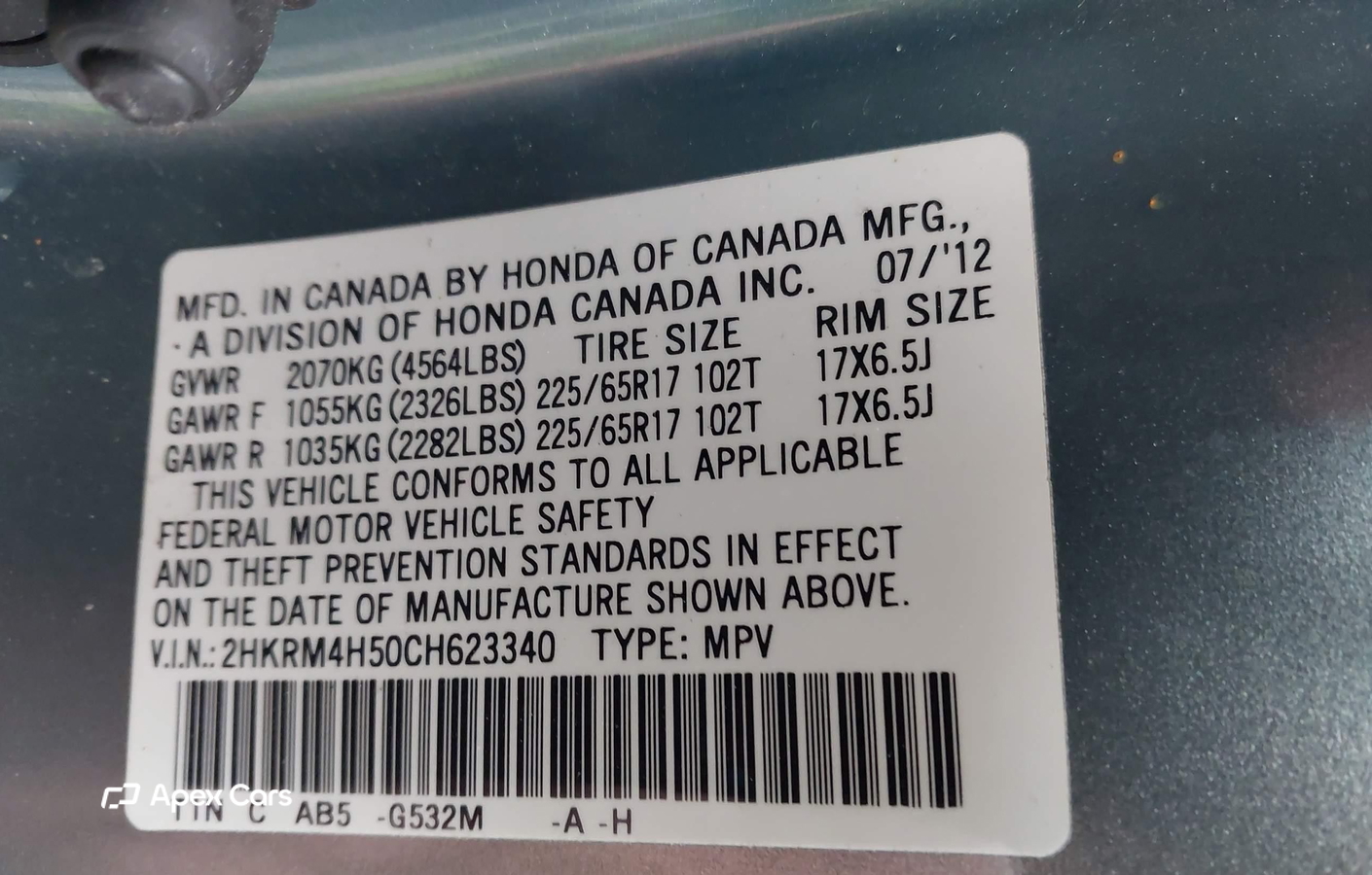 Honda CR-V 2012
