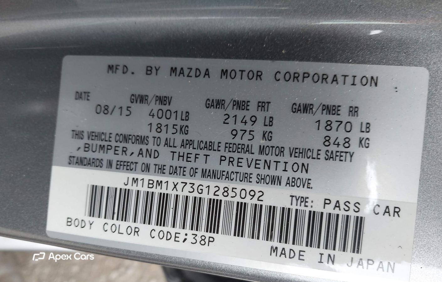 Mazda 3 2016