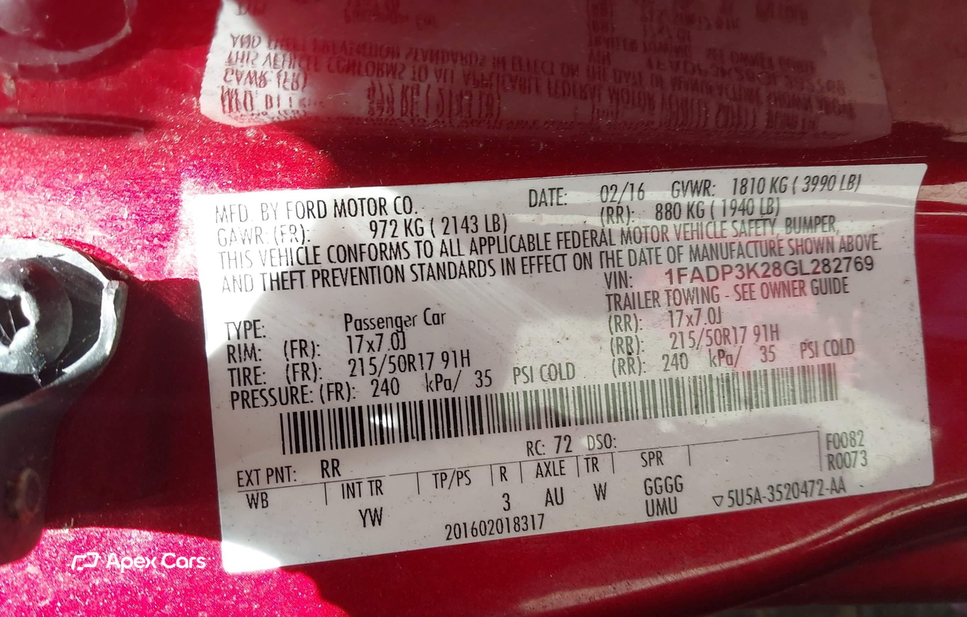 Ford Focus 2016