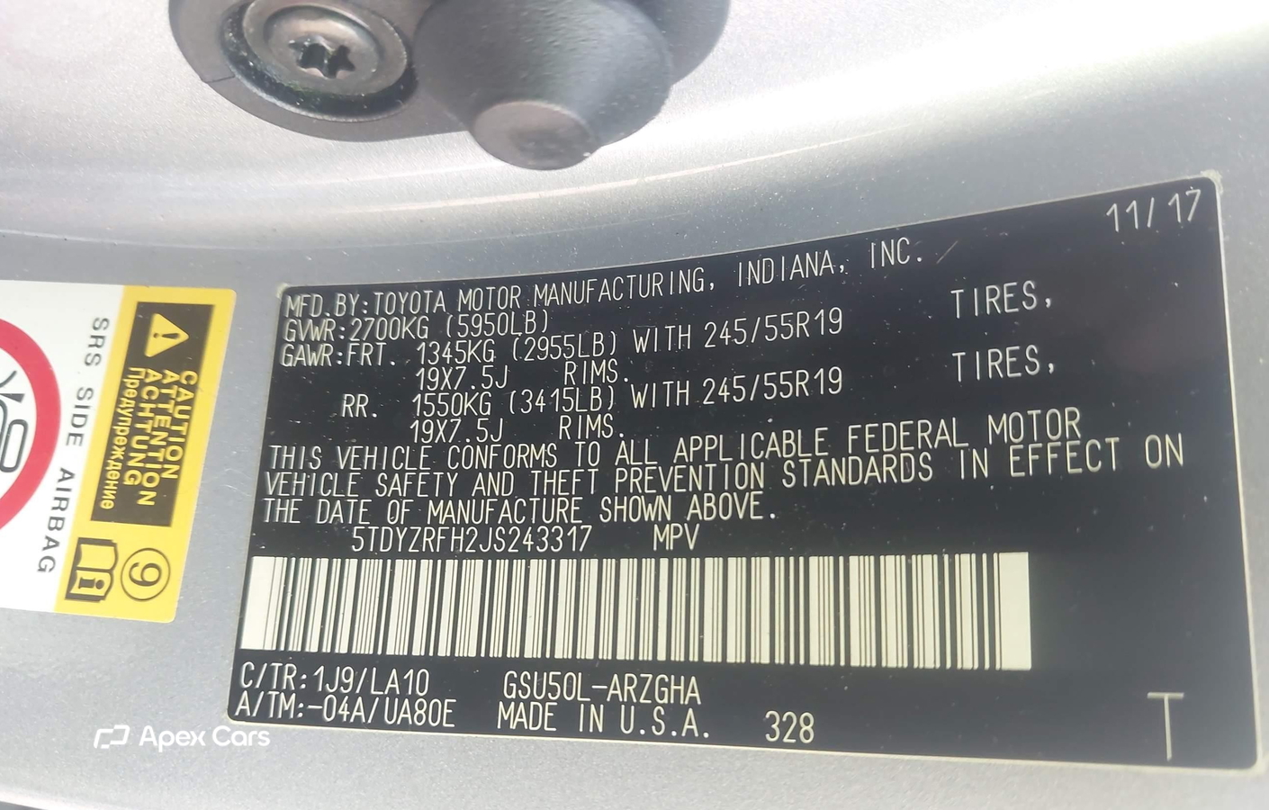 Toyota Highlander 2018