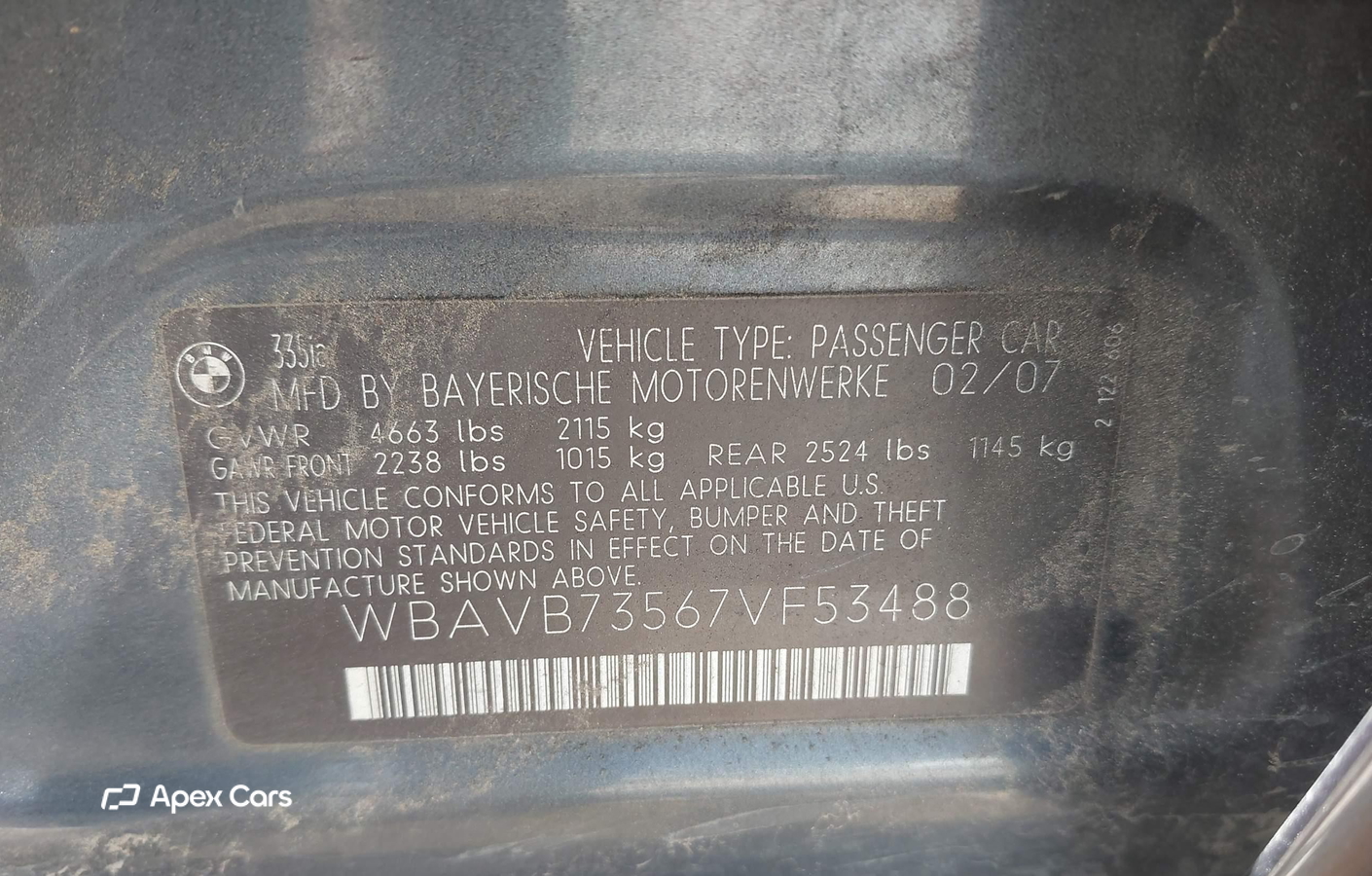 BMW Series 3 2007