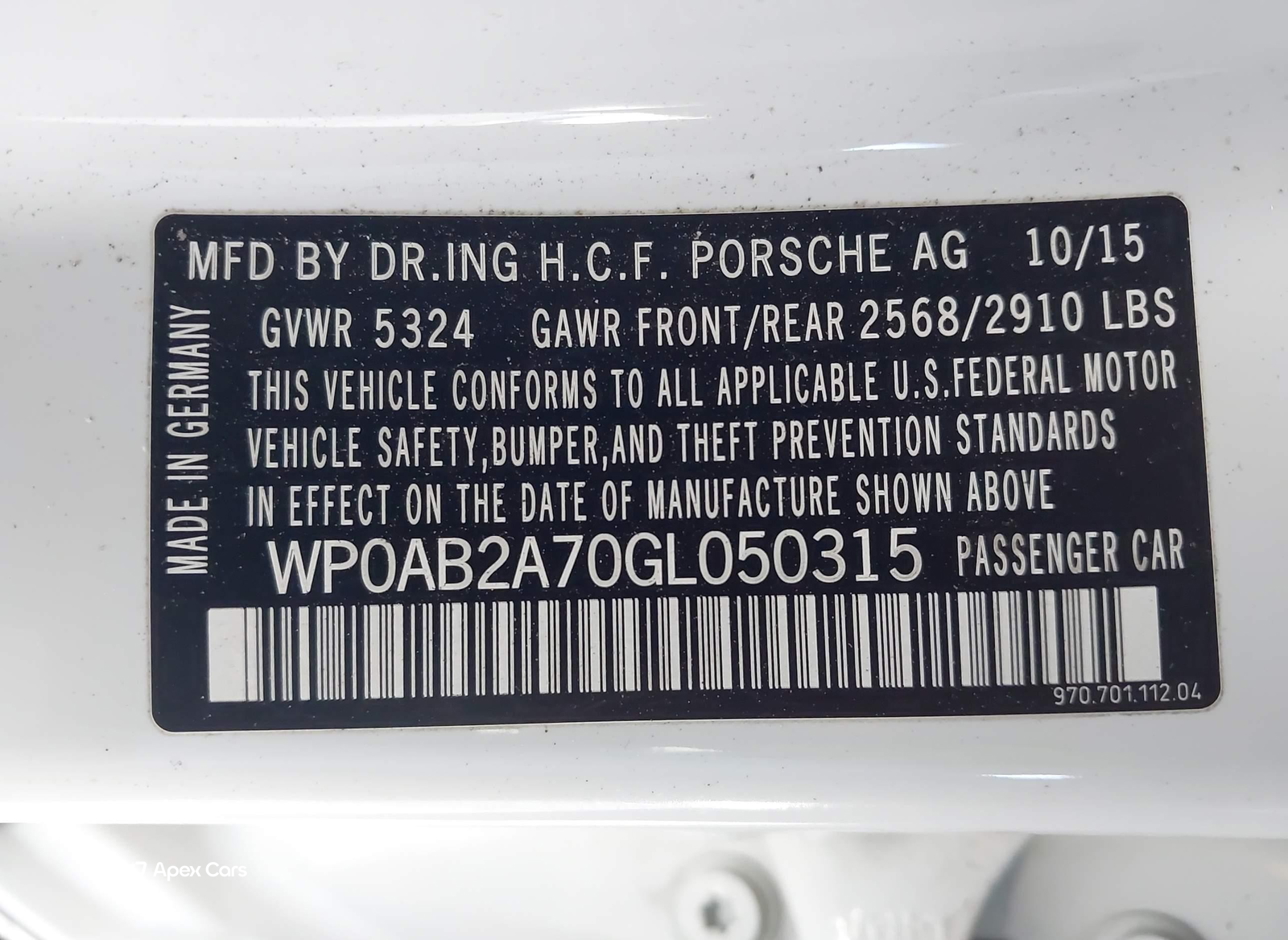 Porsche Panamera 2016