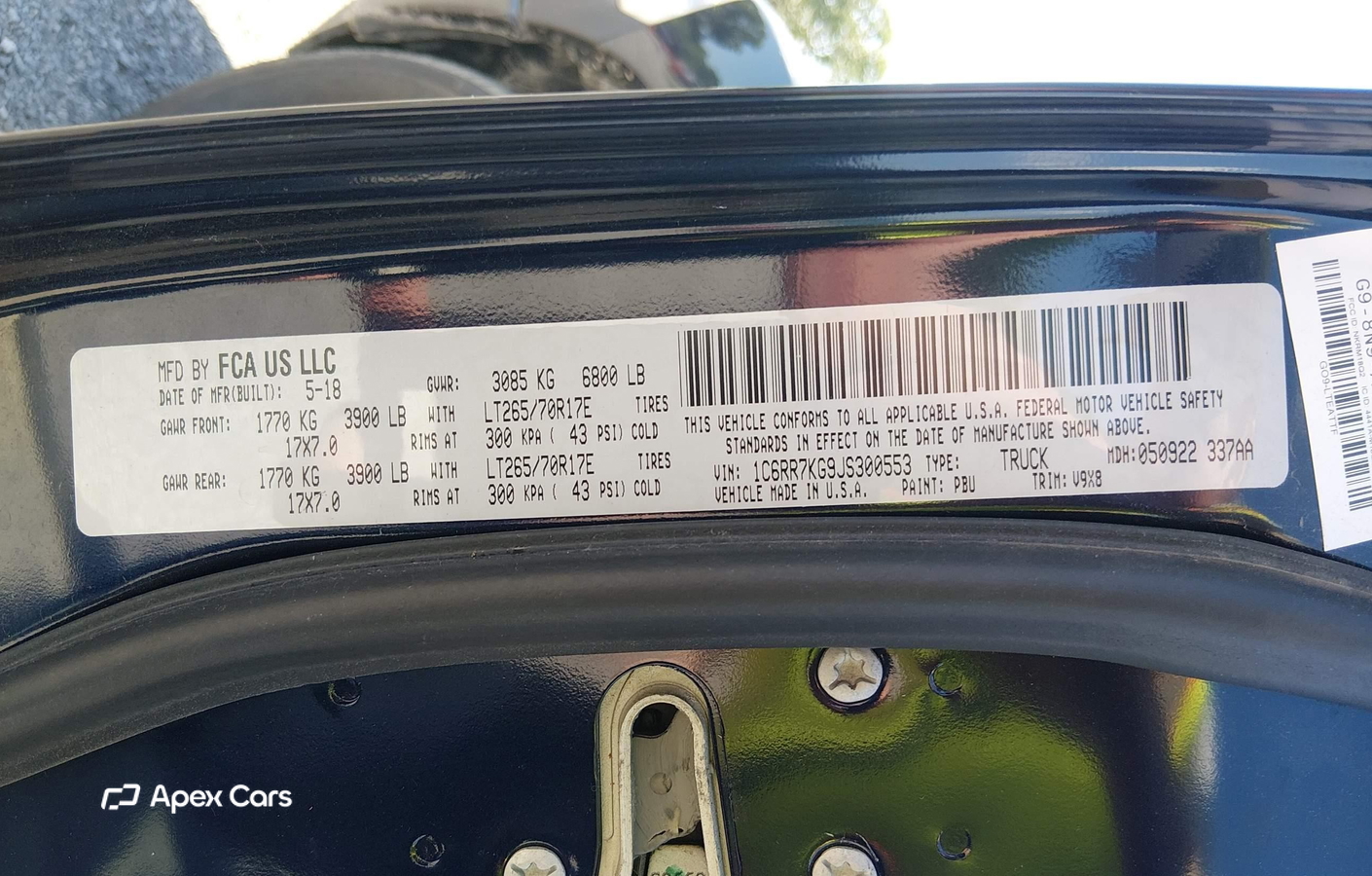 RAM 1500 2018