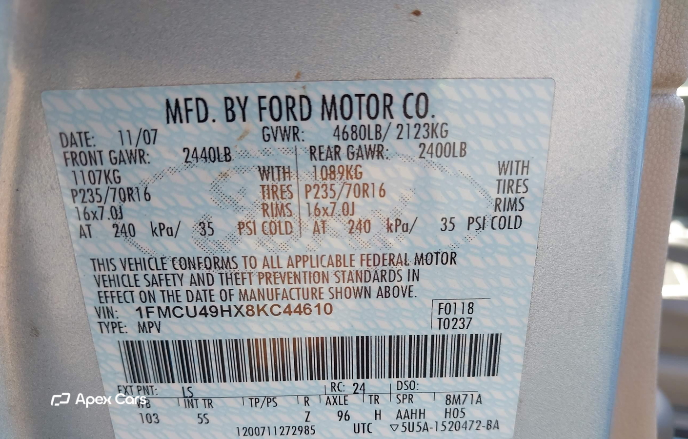 Ford Escape 2008