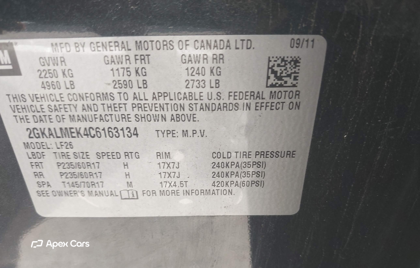GMC Terrain 2012