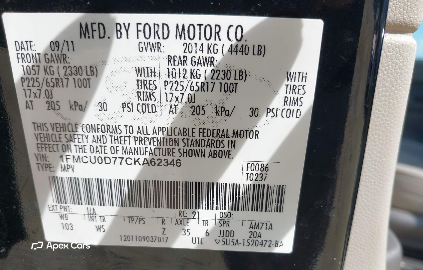 Ford Escape 2012