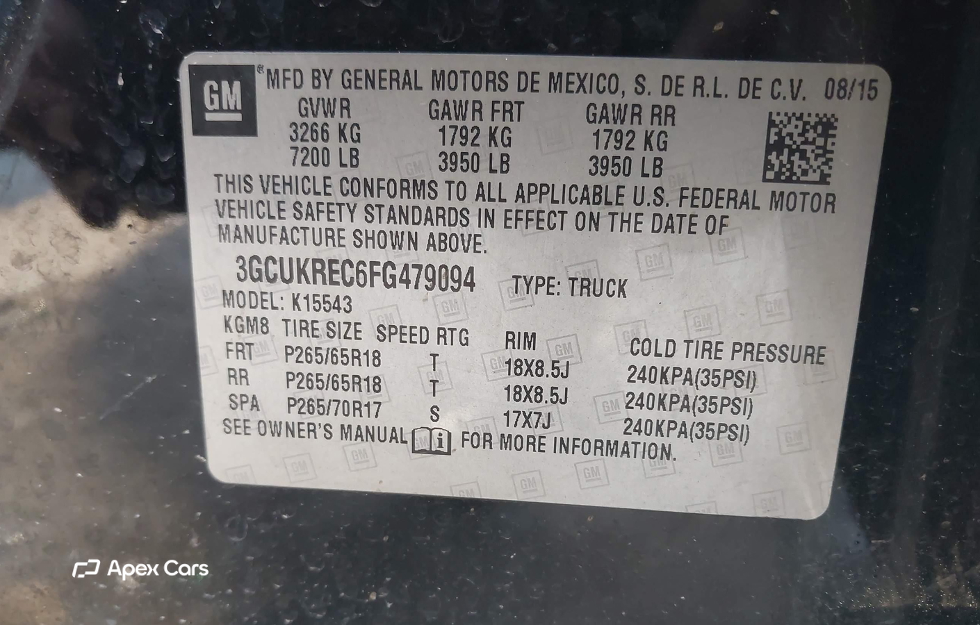 Chevrolet Silverado 2015
