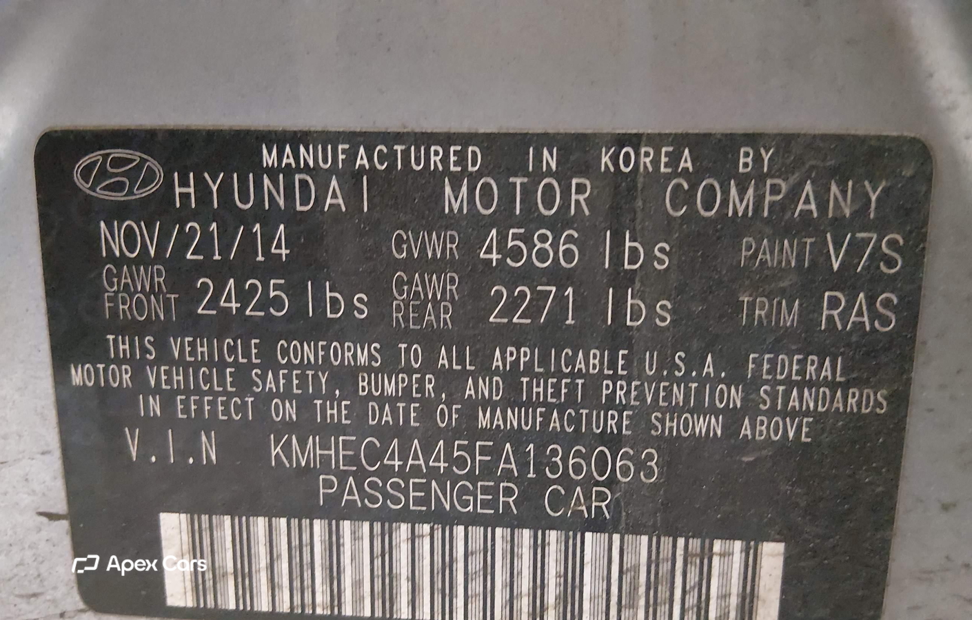 Hyundai Sonata 2015