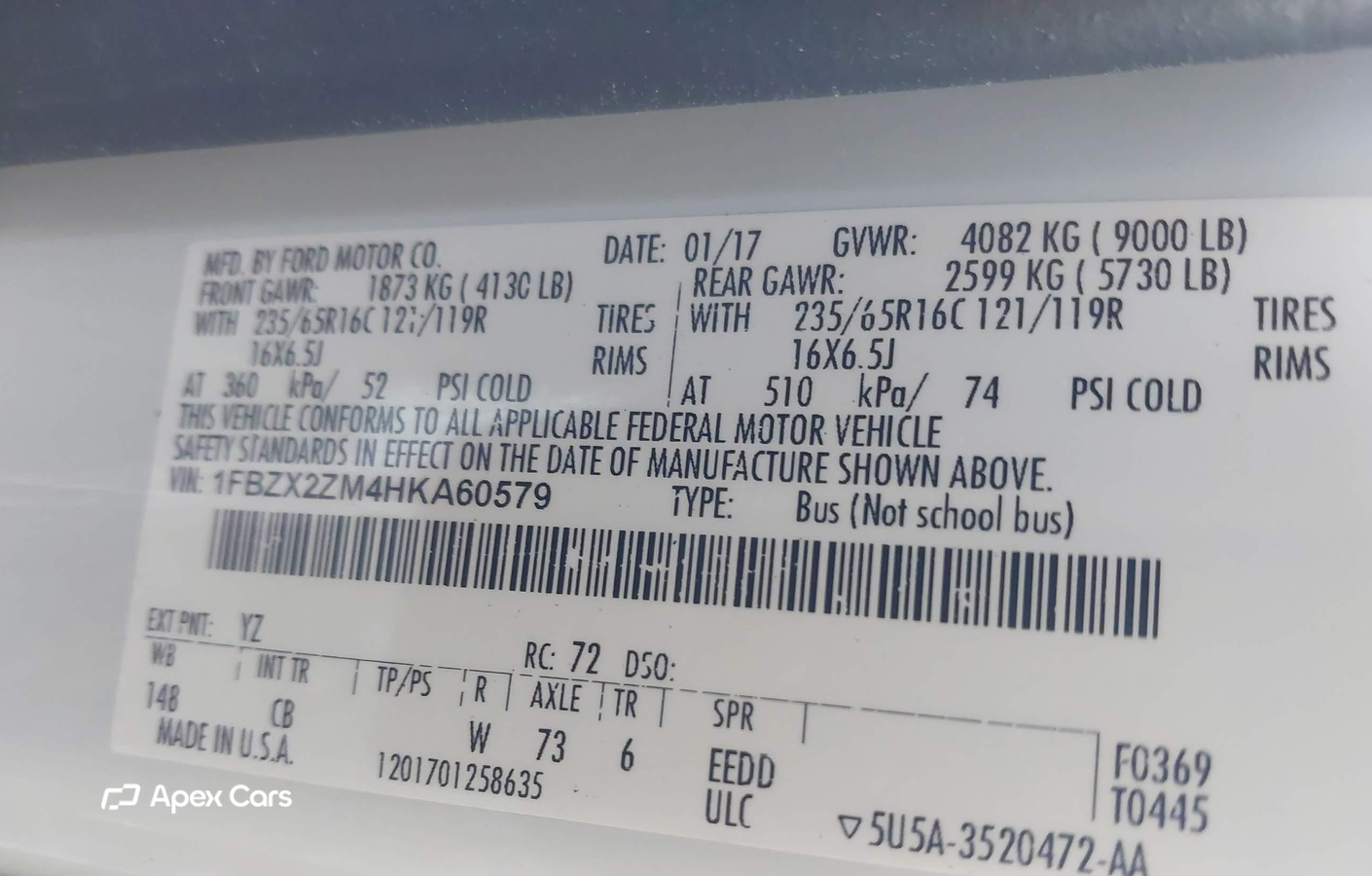Ford Transit 2017