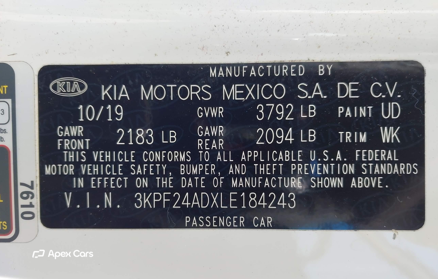 Kia Forte 2020