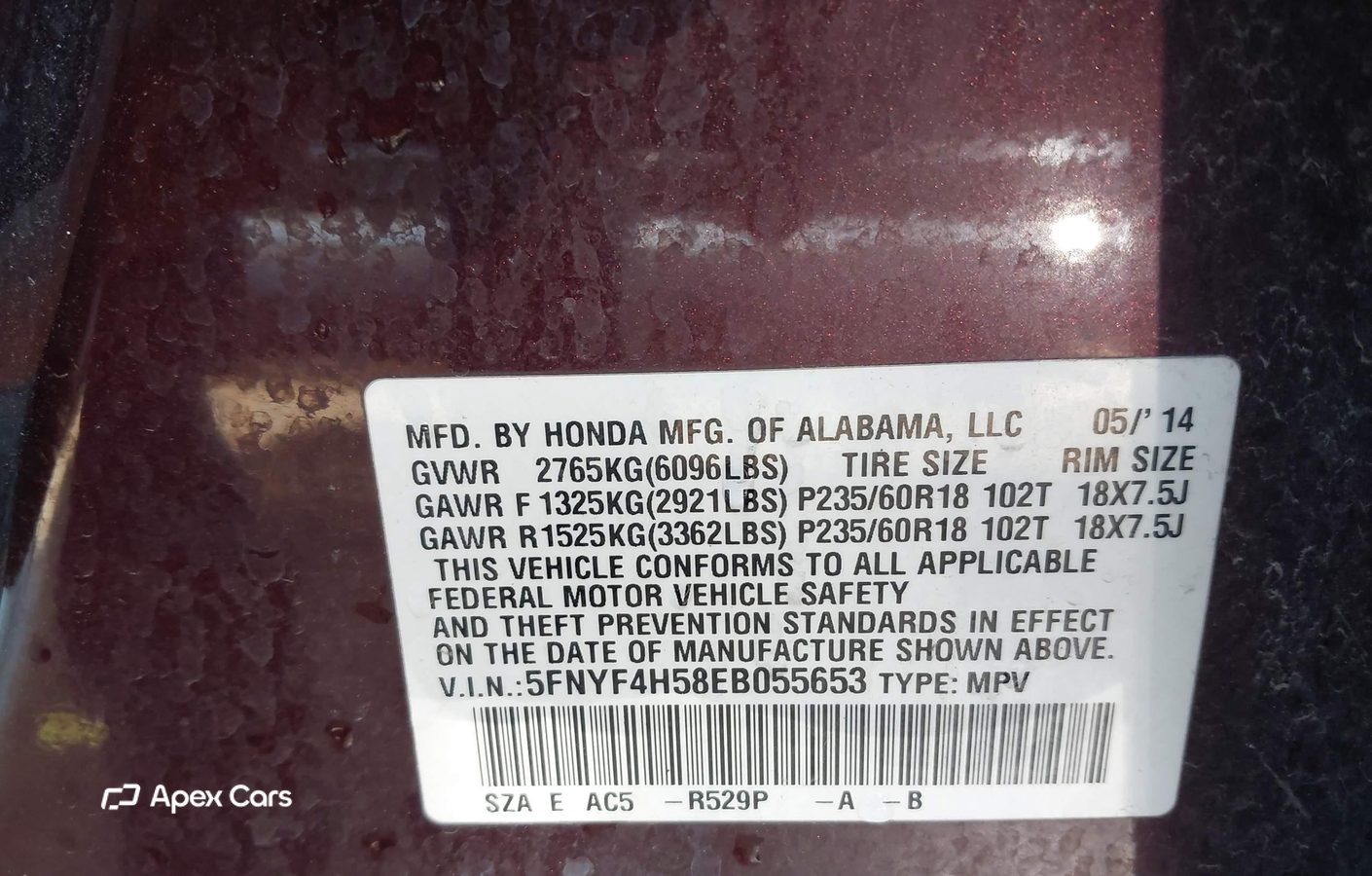 Honda Pilot 2014