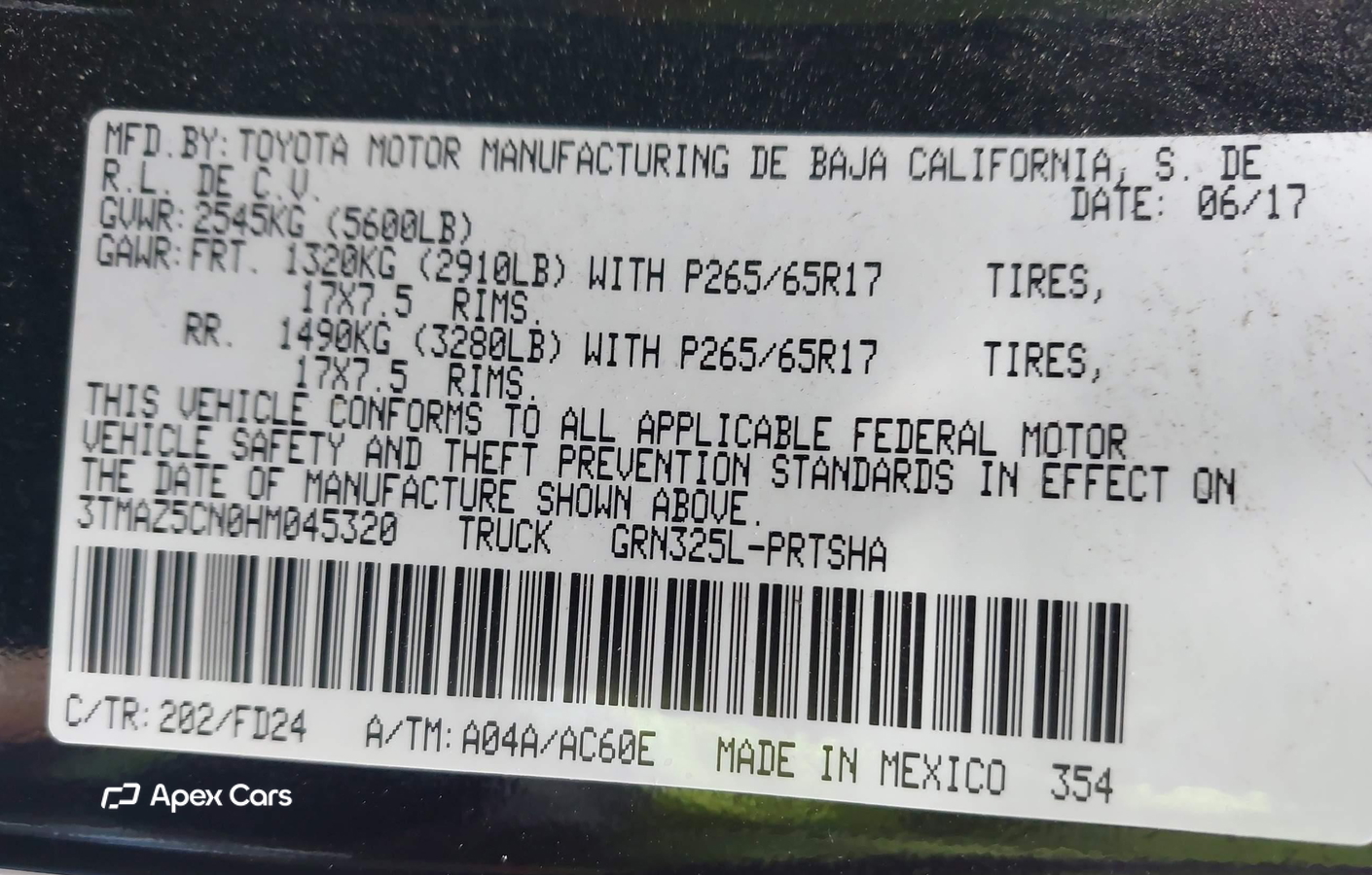 Toyota Tacoma 2017