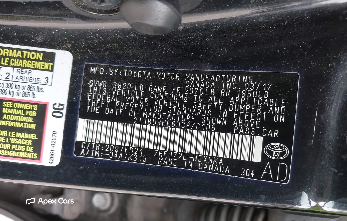 Toyota Corolla 2017