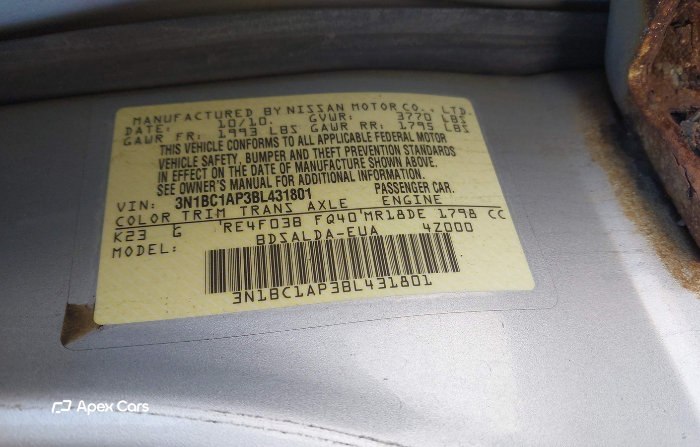 Nissan Versa 2011