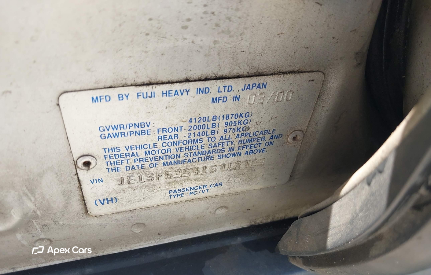 Subaru Forester 2001