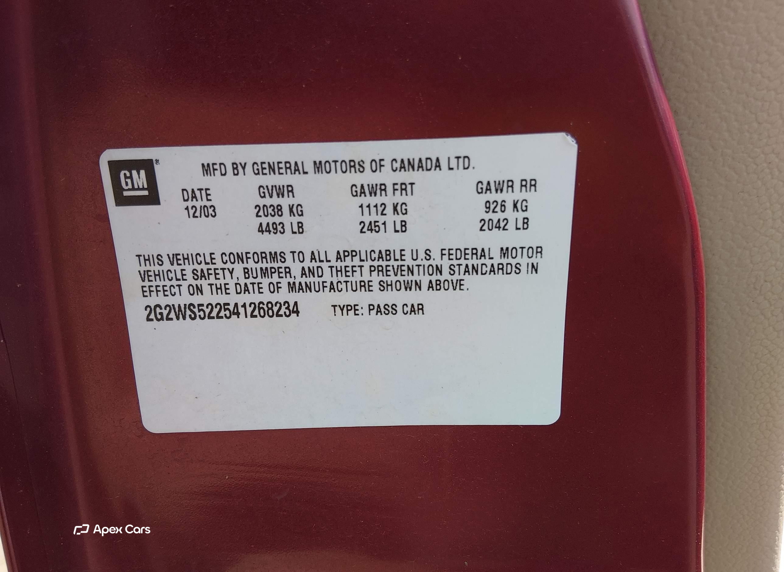 Pontiac Grand Prix 2004