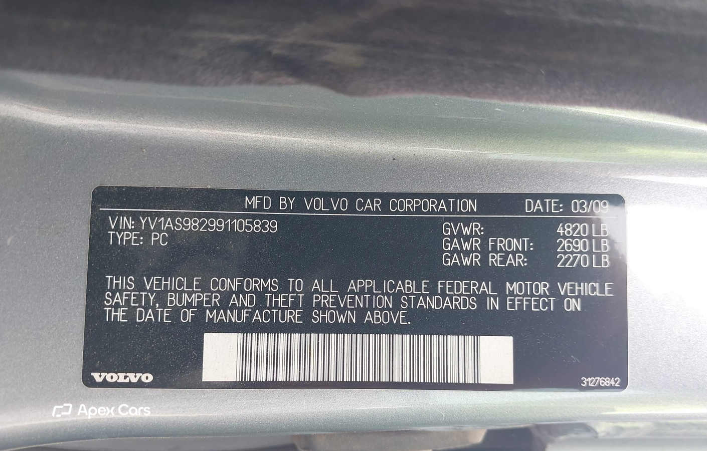 Volvo S80 2009