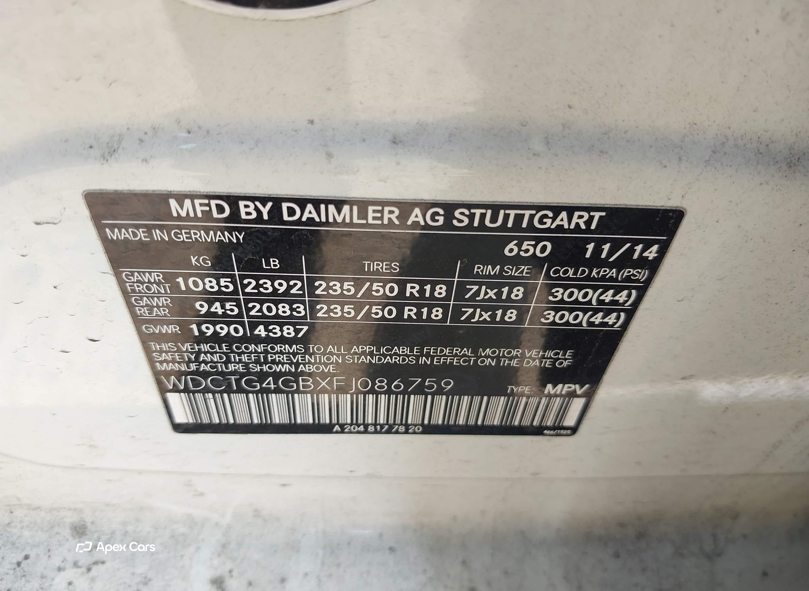 Mercedes-Benz GLA-klasse 2015