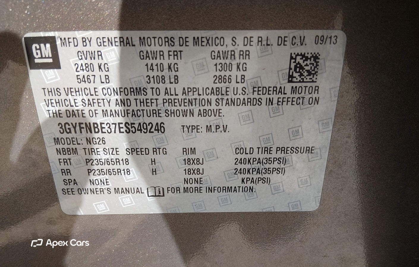 Cadillac SRX 2014