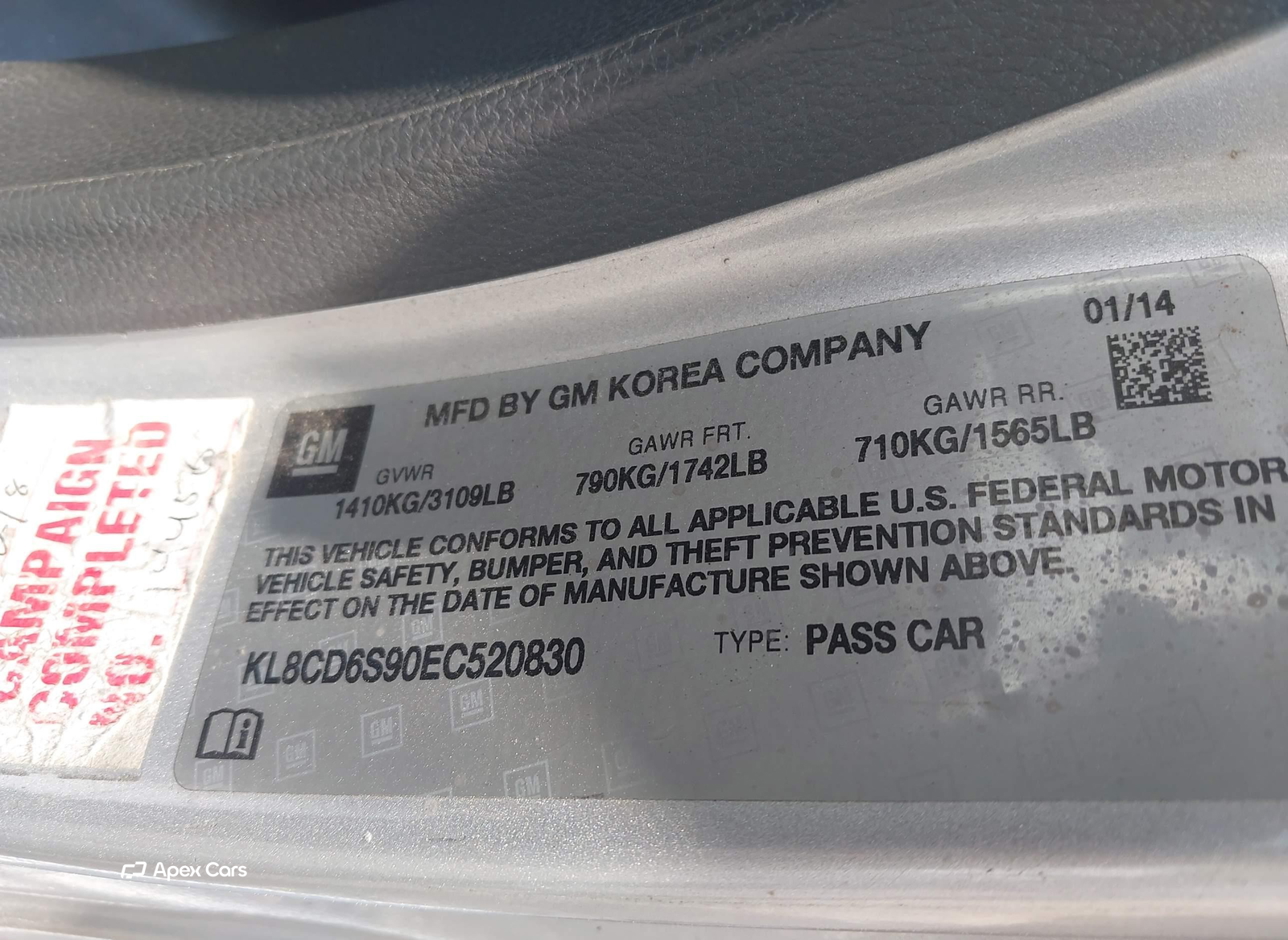 Chevrolet Spark 2014