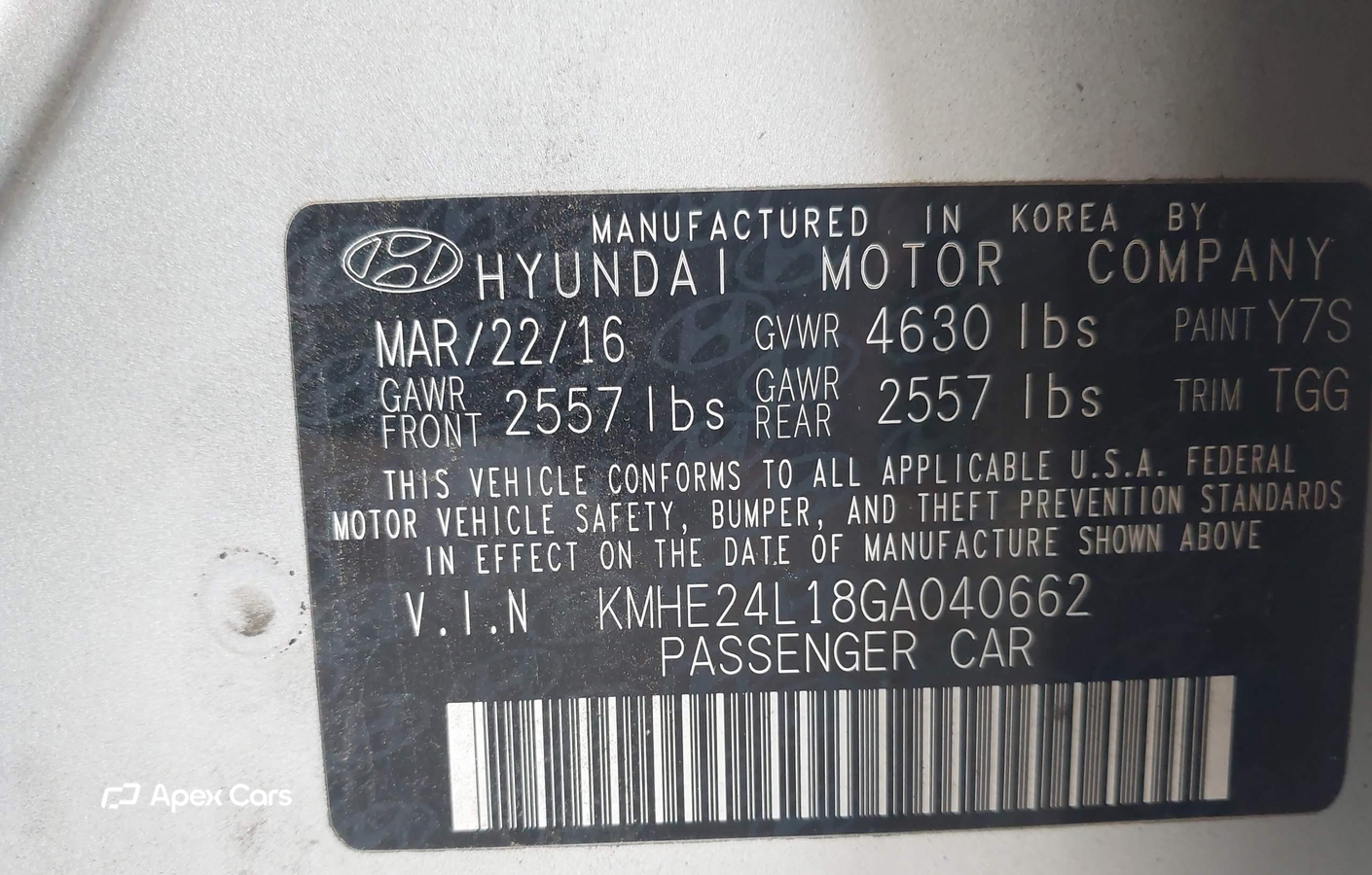 Hyundai Sonata 2016