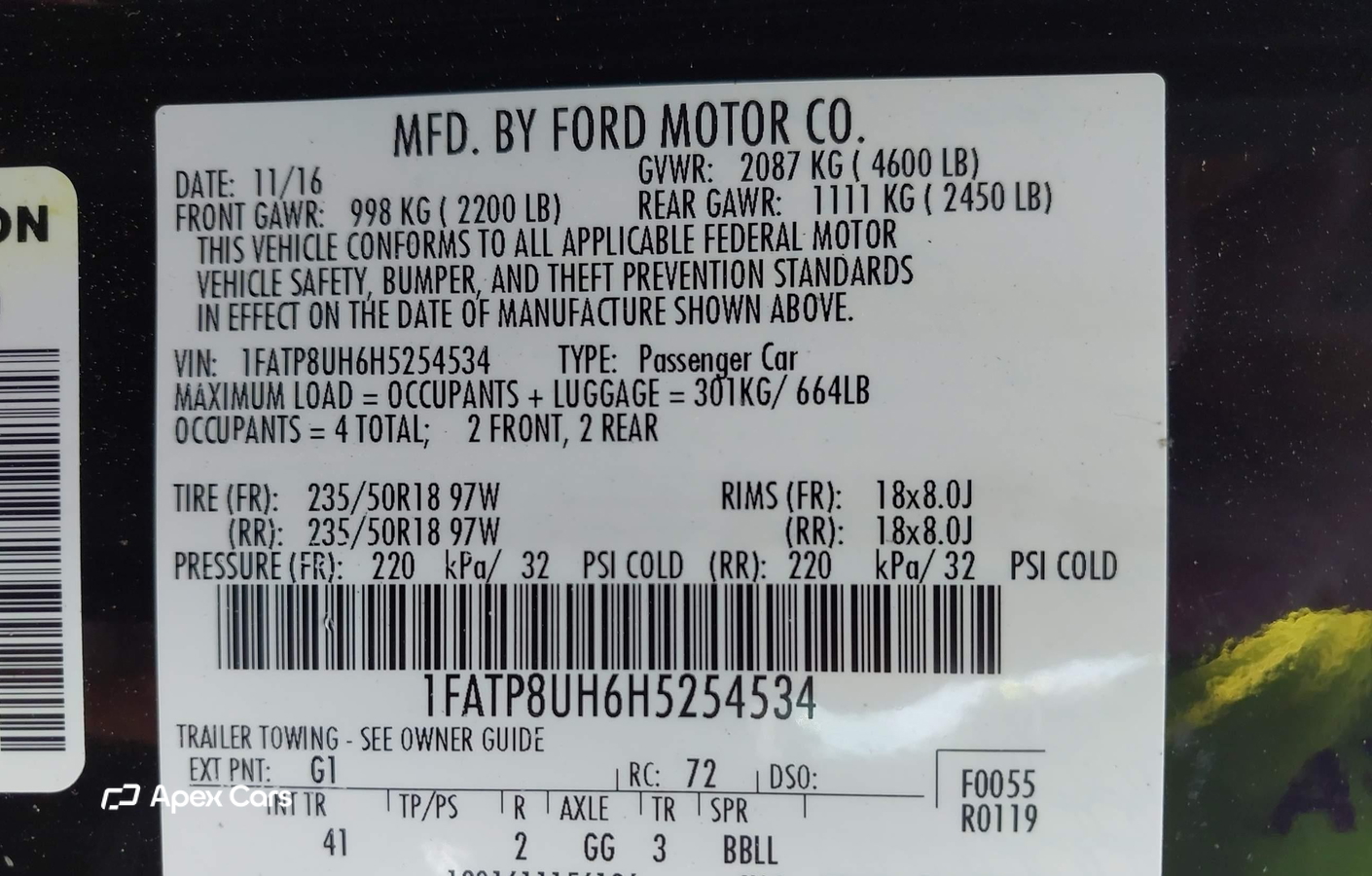 Ford Mustang 2017