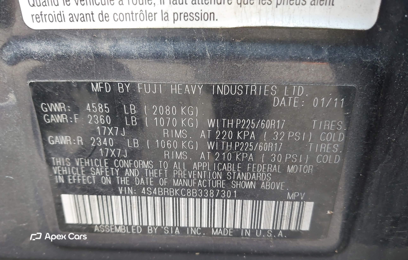 Subaru Outback 2011