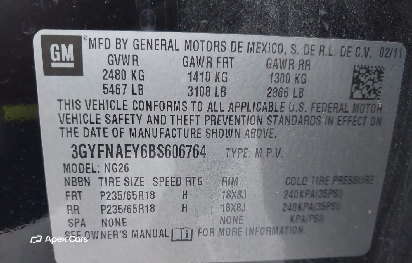 Cadillac SRX 2011