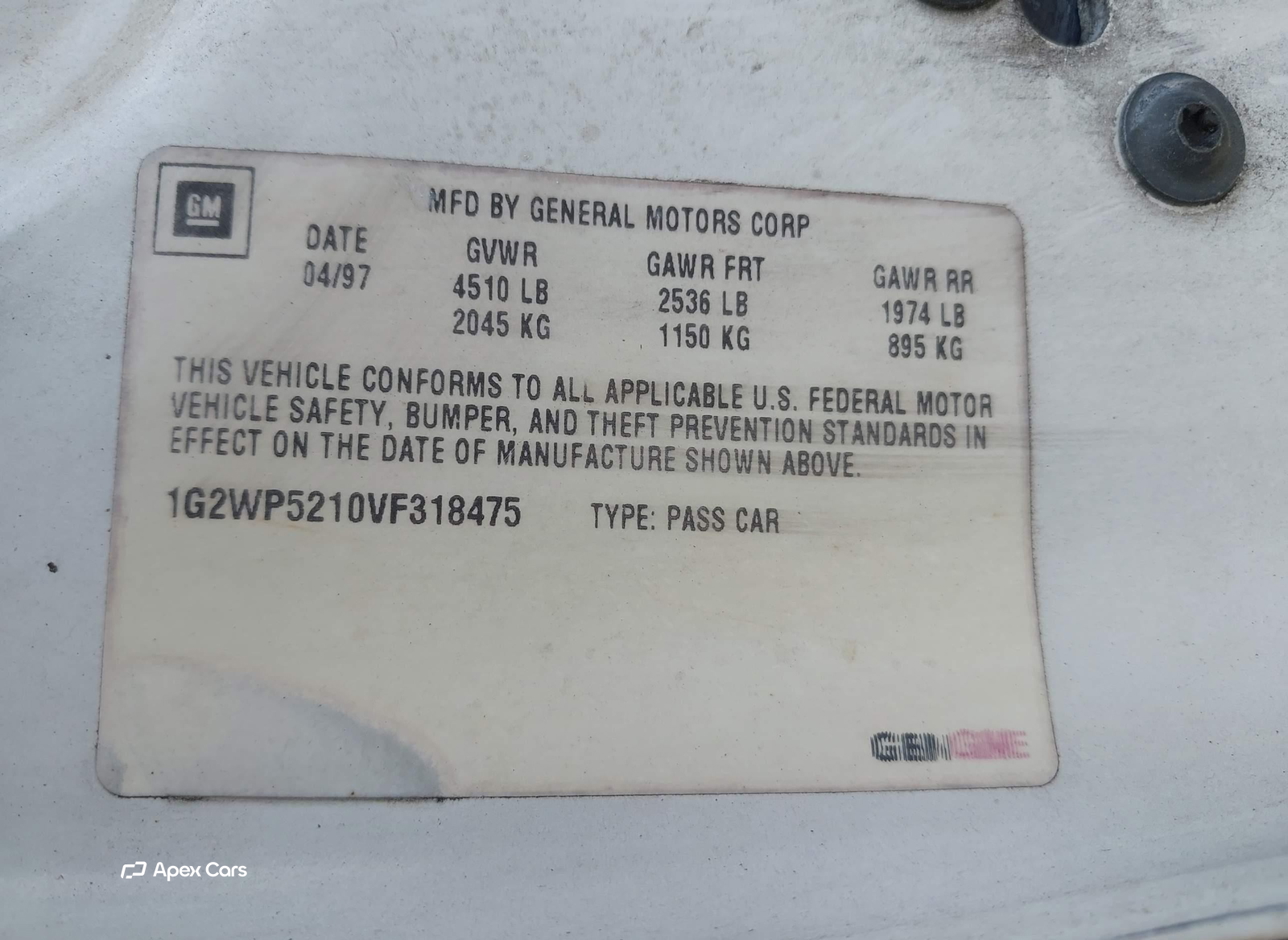 Pontiac Grand Prix 1997