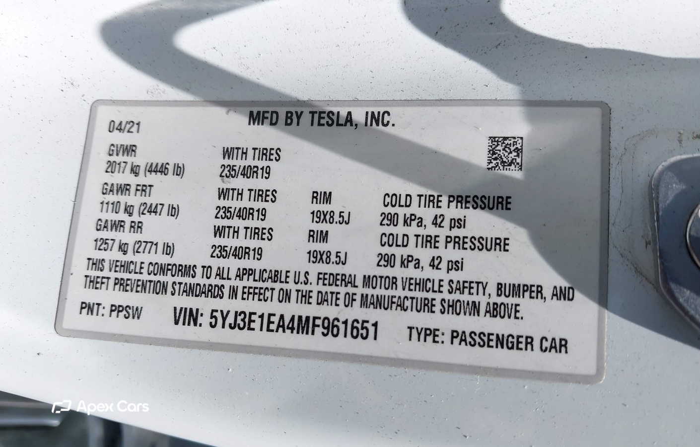 Tesla Model 3 2021