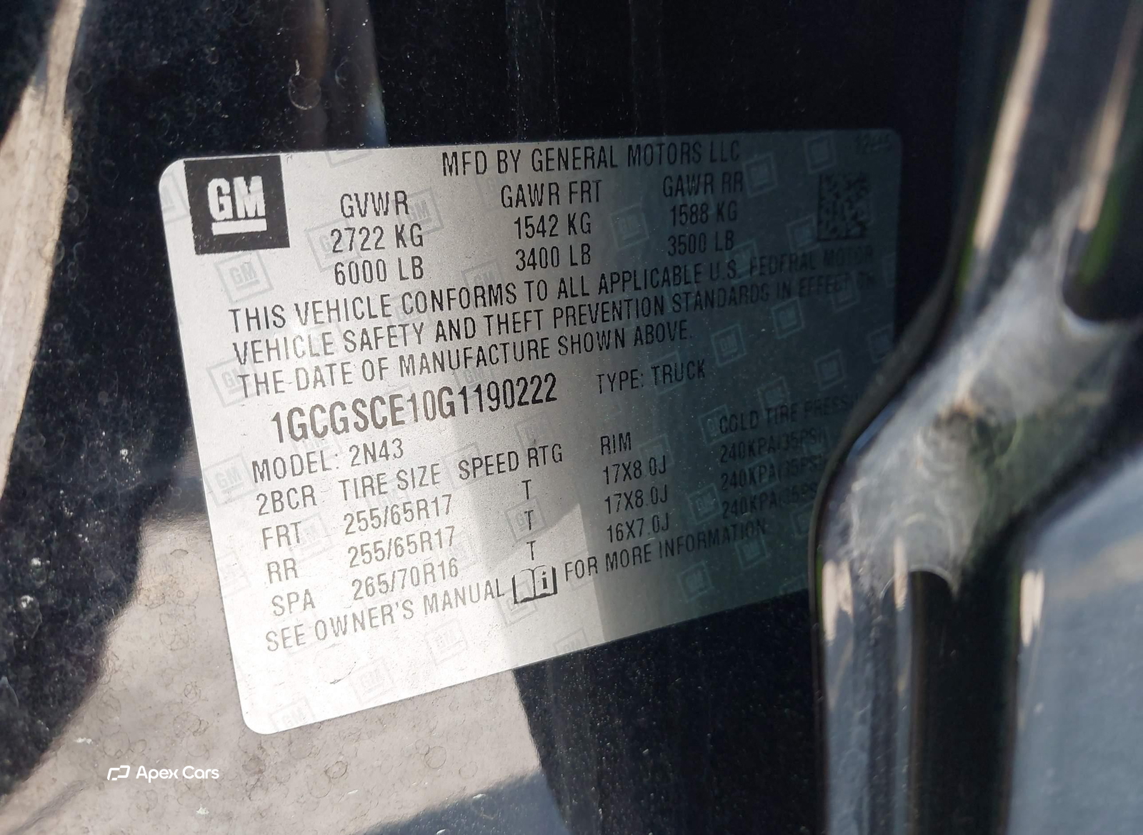 Chevrolet Colorado 2016