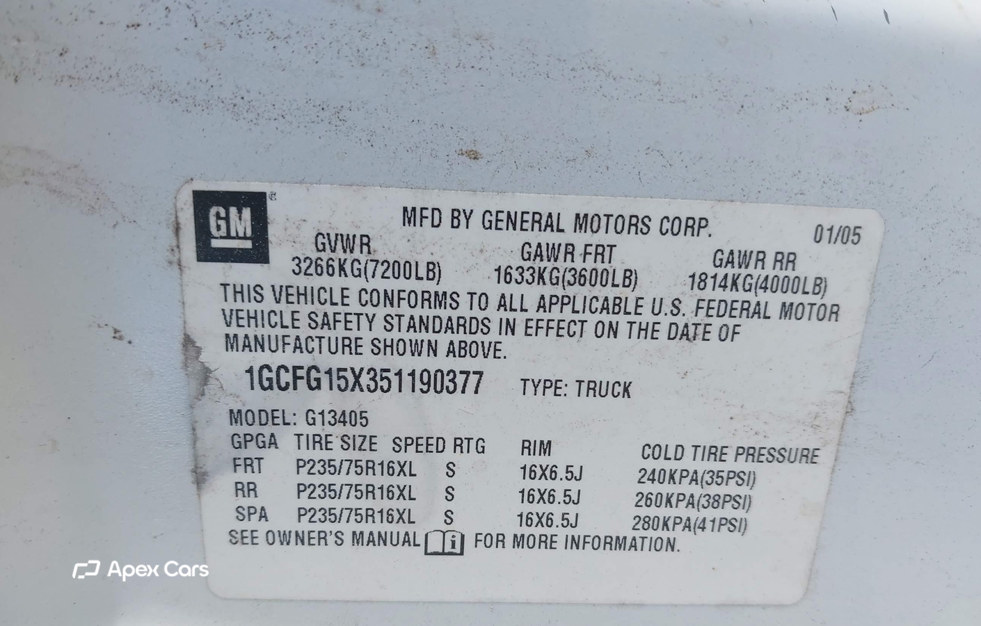 Chevrolet Express 2005