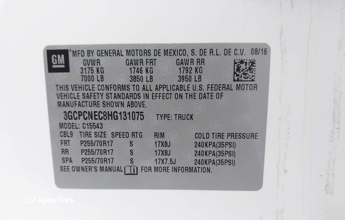 Chevrolet Silverado 2017