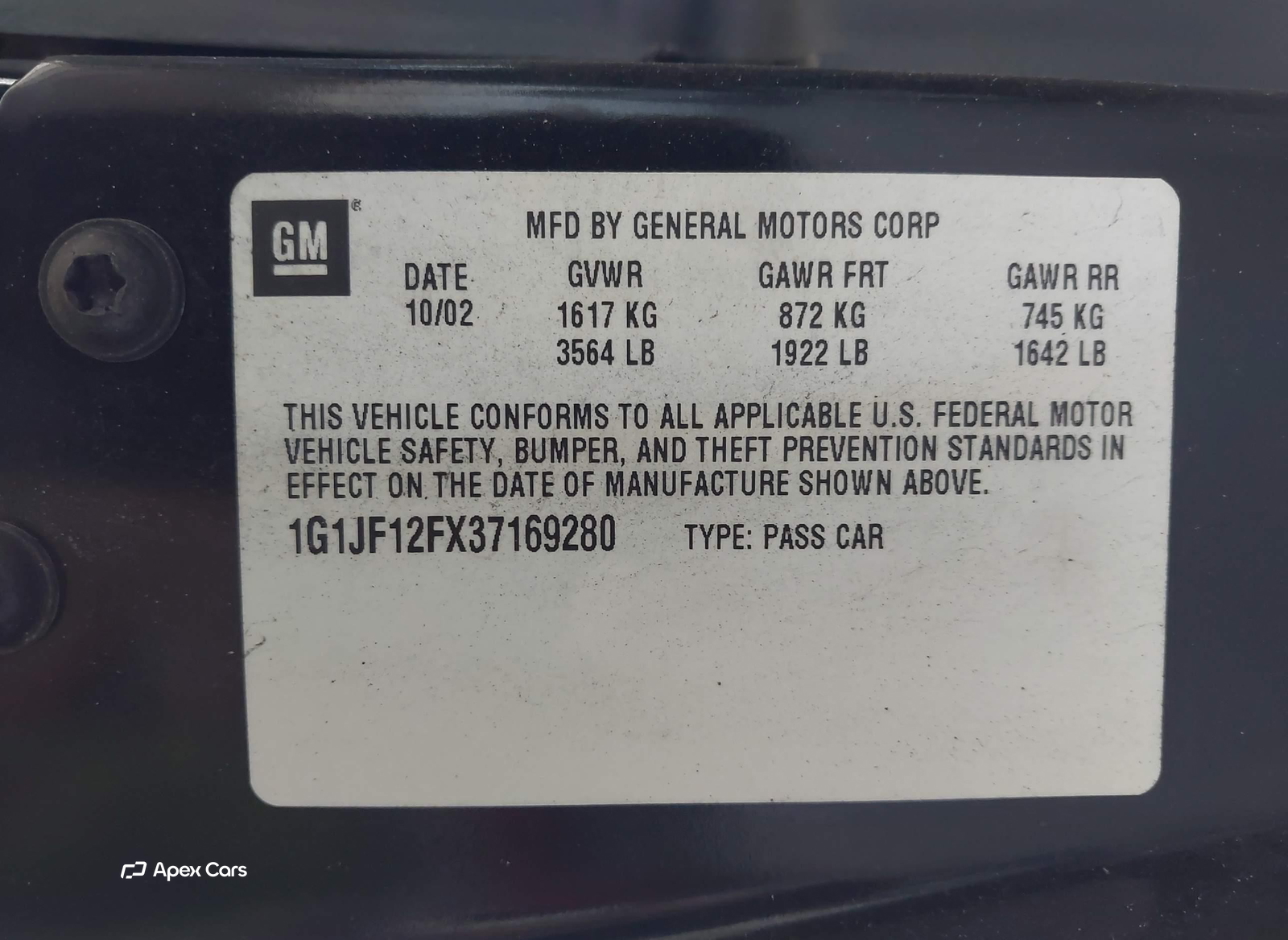 Chevrolet Cavalier 2003