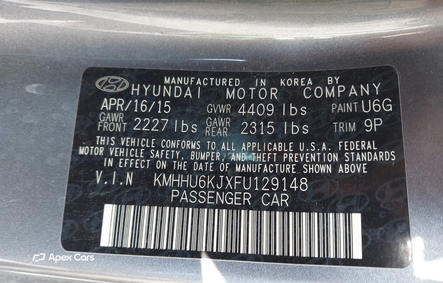Hyundai Genesis 2015