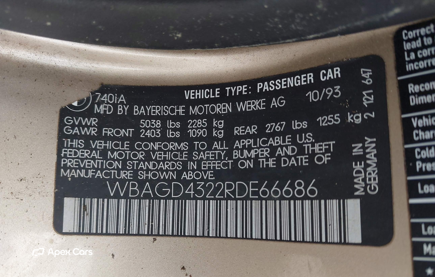 BMW Series 7 1994