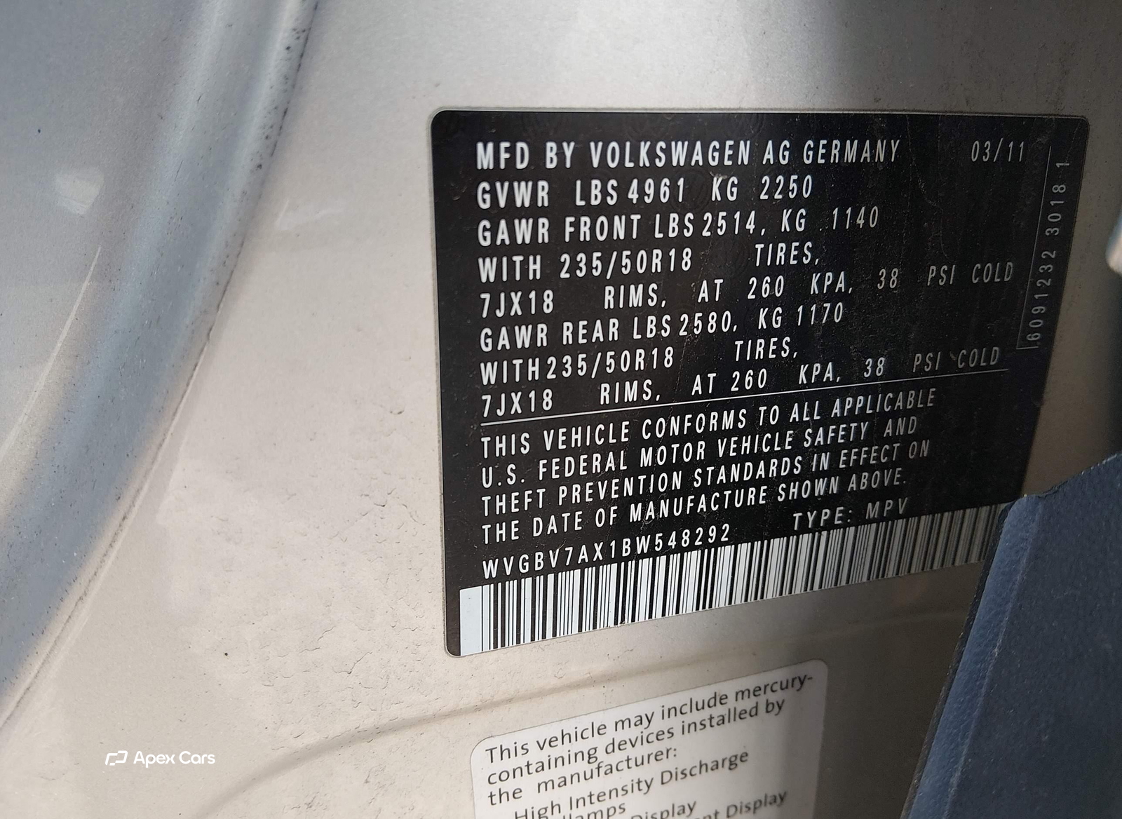 Volkswagen Tiguan 2011