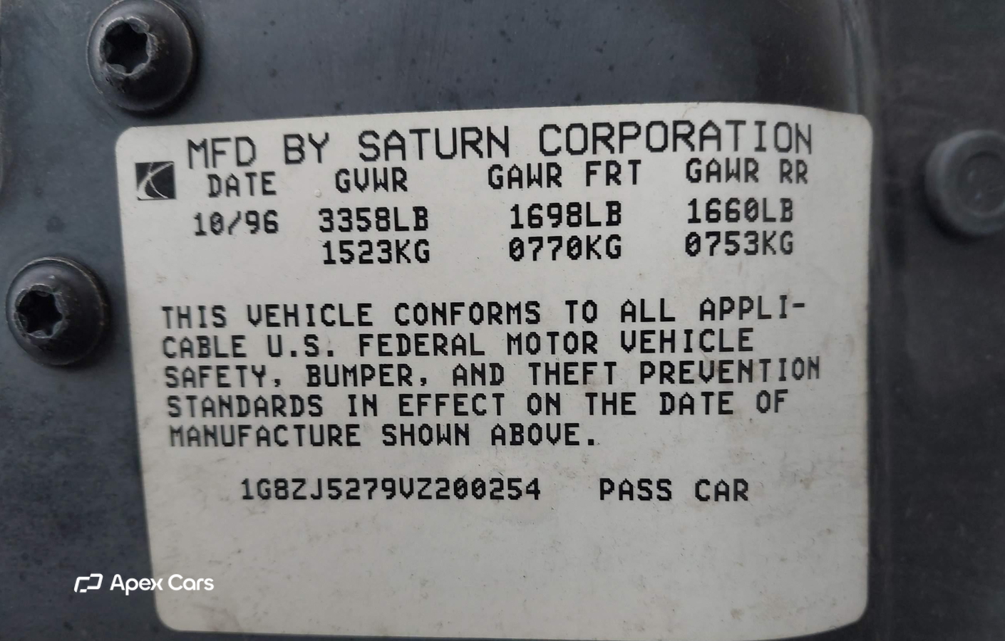 Saturn SL 1997