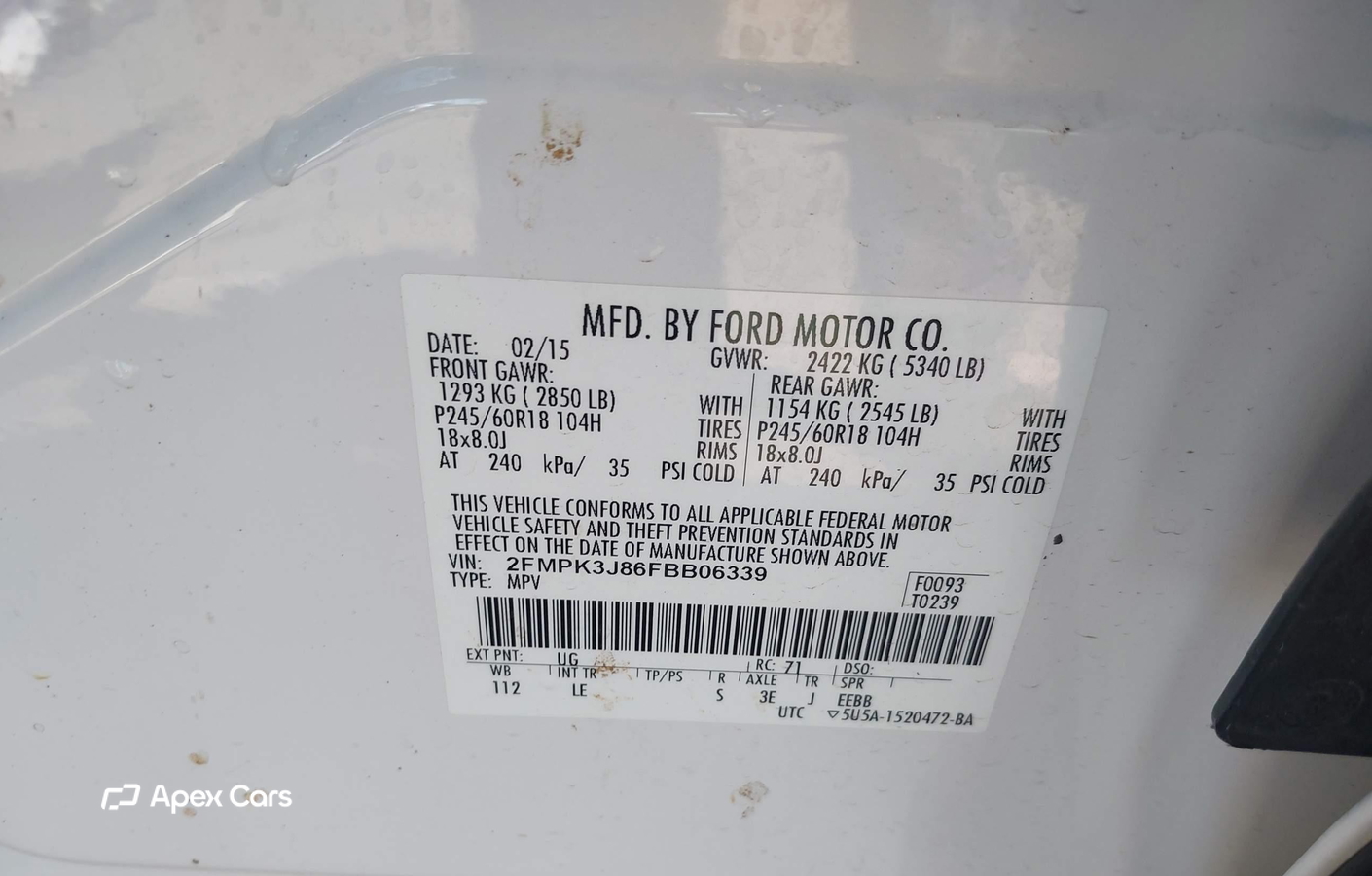 Ford Edge 2015