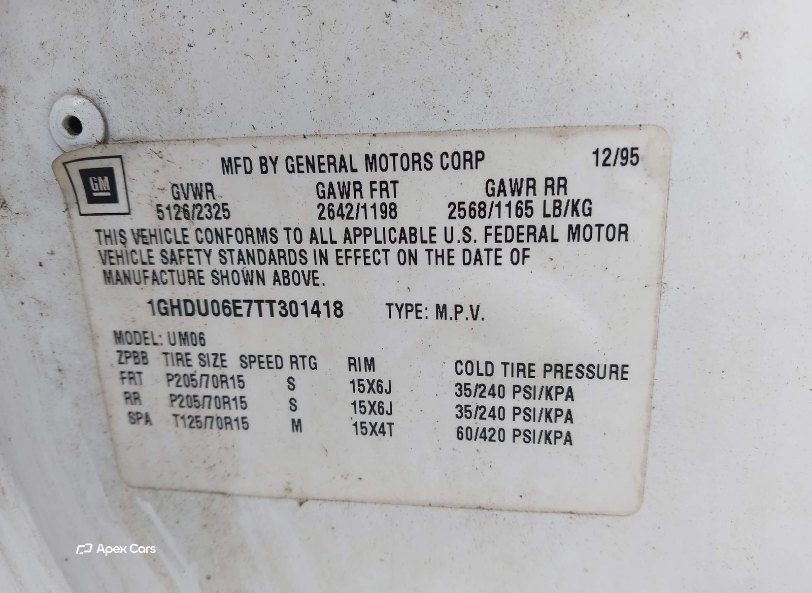 Oldsmobile Silhouette 1996