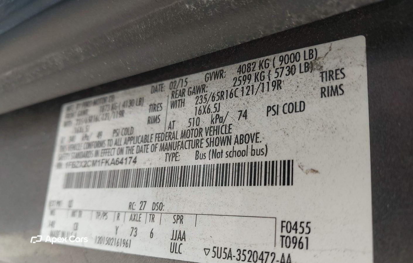 Ford Transit 2015