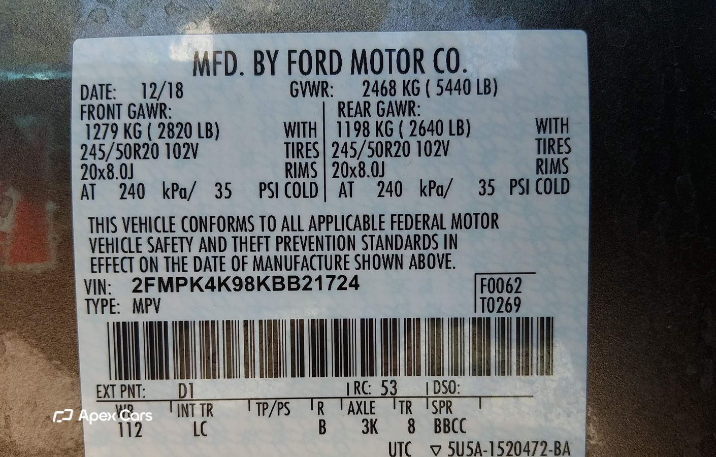 Ford Edge 2019
