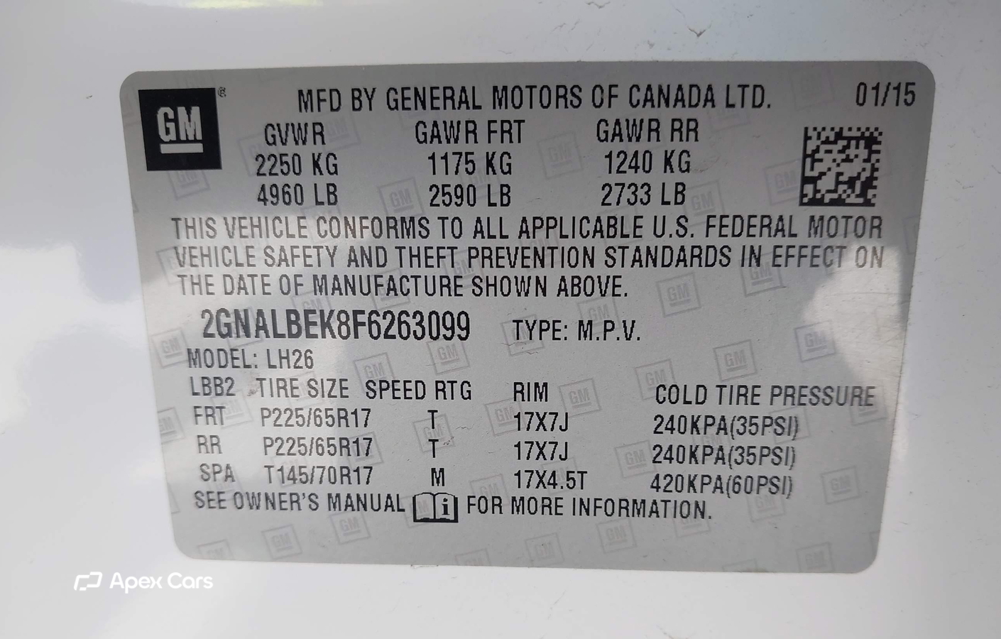 Chevrolet Equinox 2015