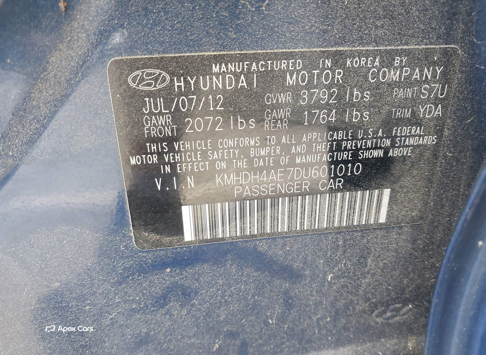 Hyundai Elantra 2013